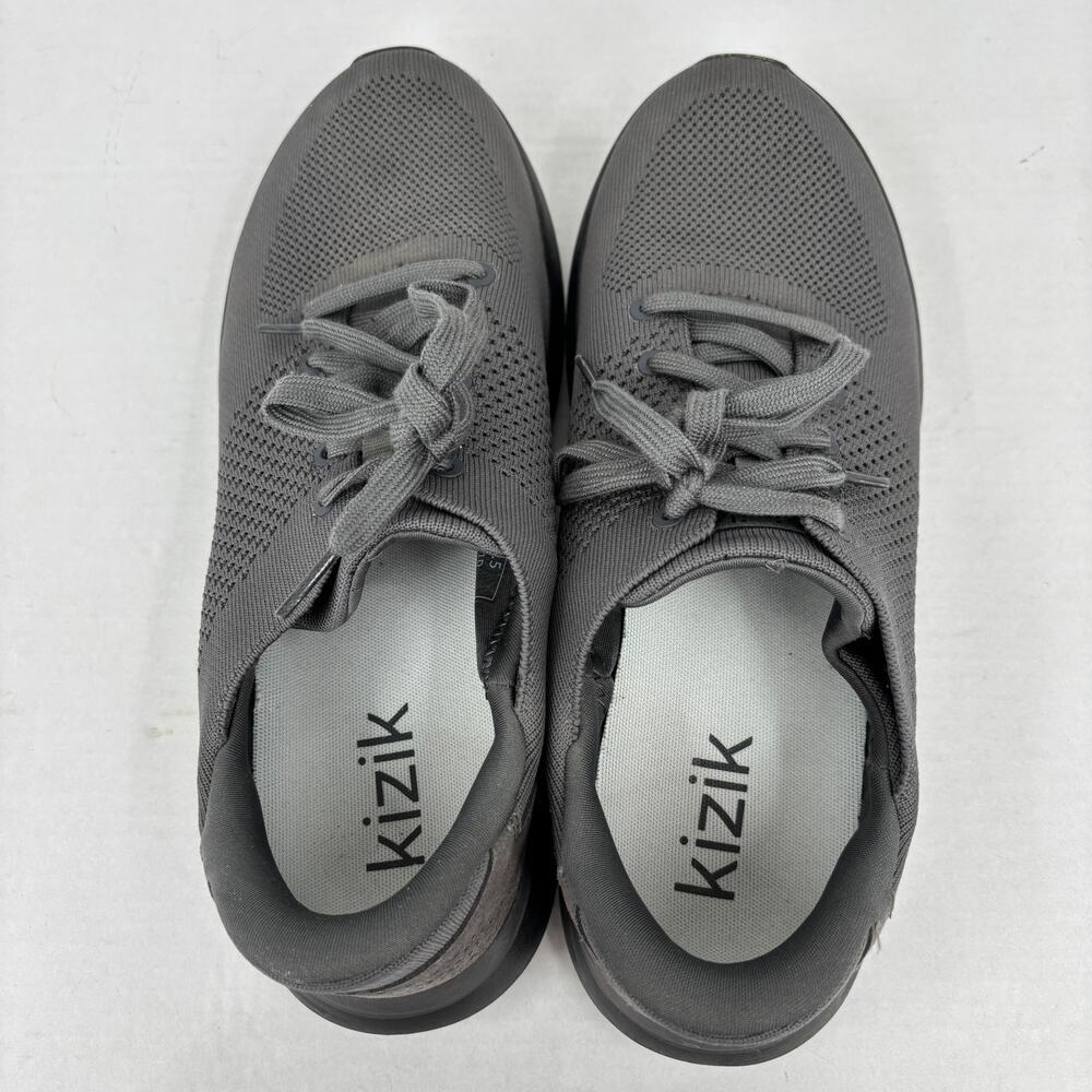 Kizik Lima Sneakers Womens‎ Size 11.5 Gray Hands Free Lace Up Unisex Men's 10 - Picture 3 of 8